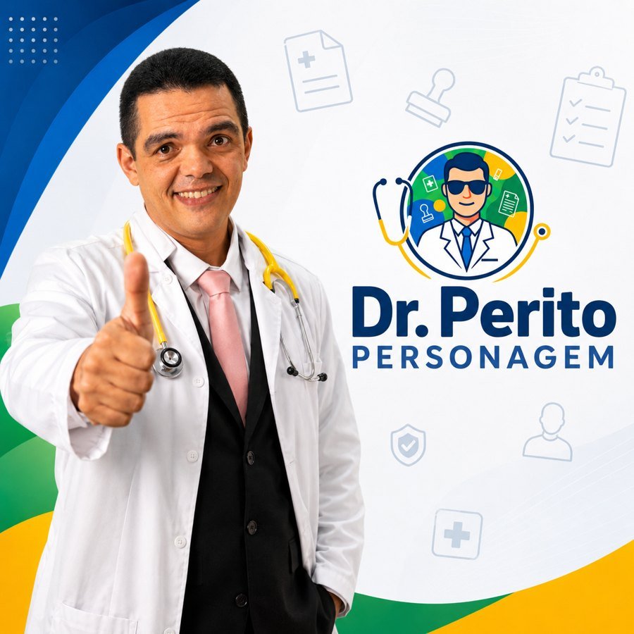 Dr. Perito — personagem e parceiro da Confia Prev, despachante documentalista previdenciário